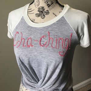 Up-cycled Ambiance tee.